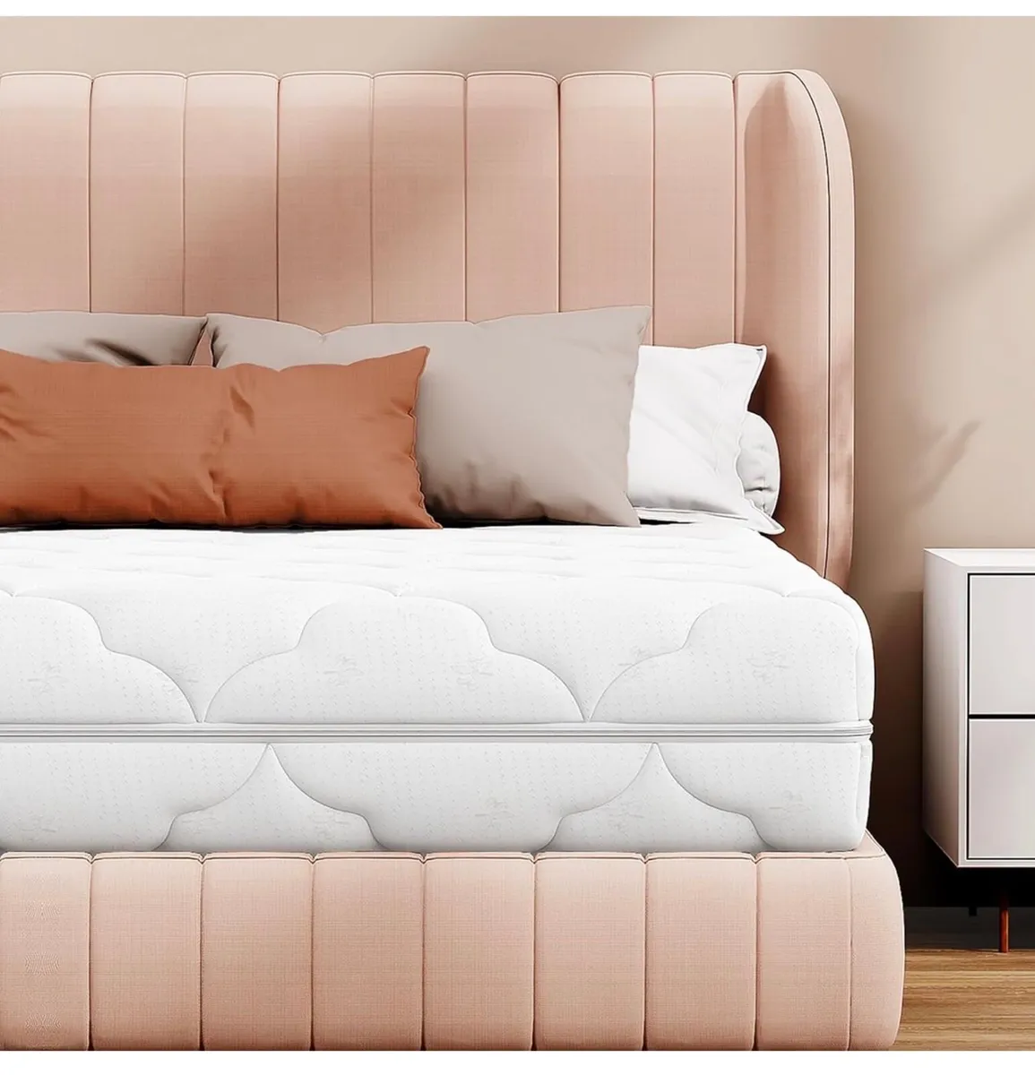 Small Double Mattresses 4ft, 15cm Foam Mattress wi - Image 2