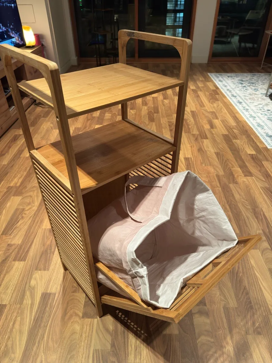 Bamboo laundry storage unit - Image 2