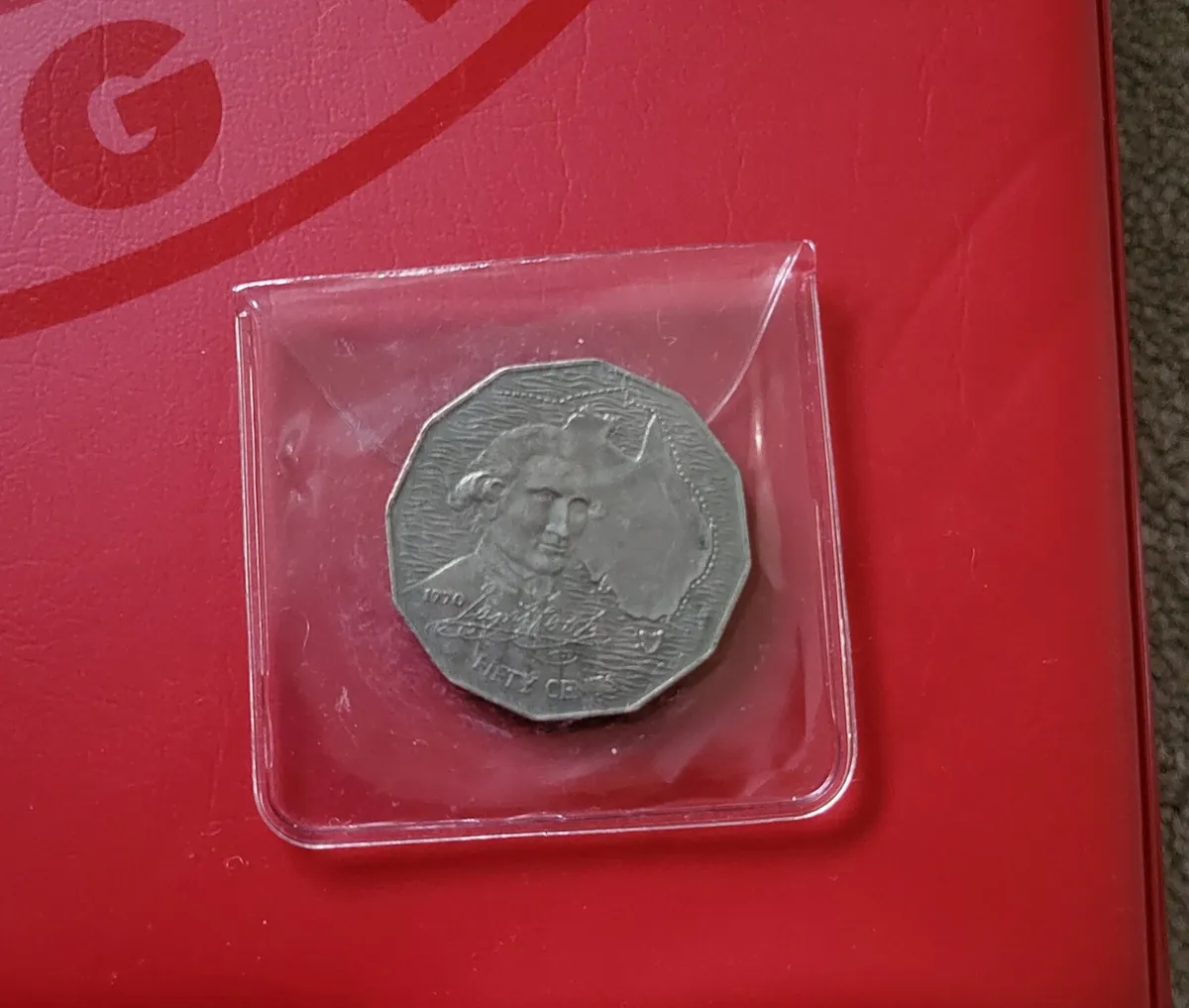 1970 Australian 50 Cent Coin. Captain Cook - Image 1