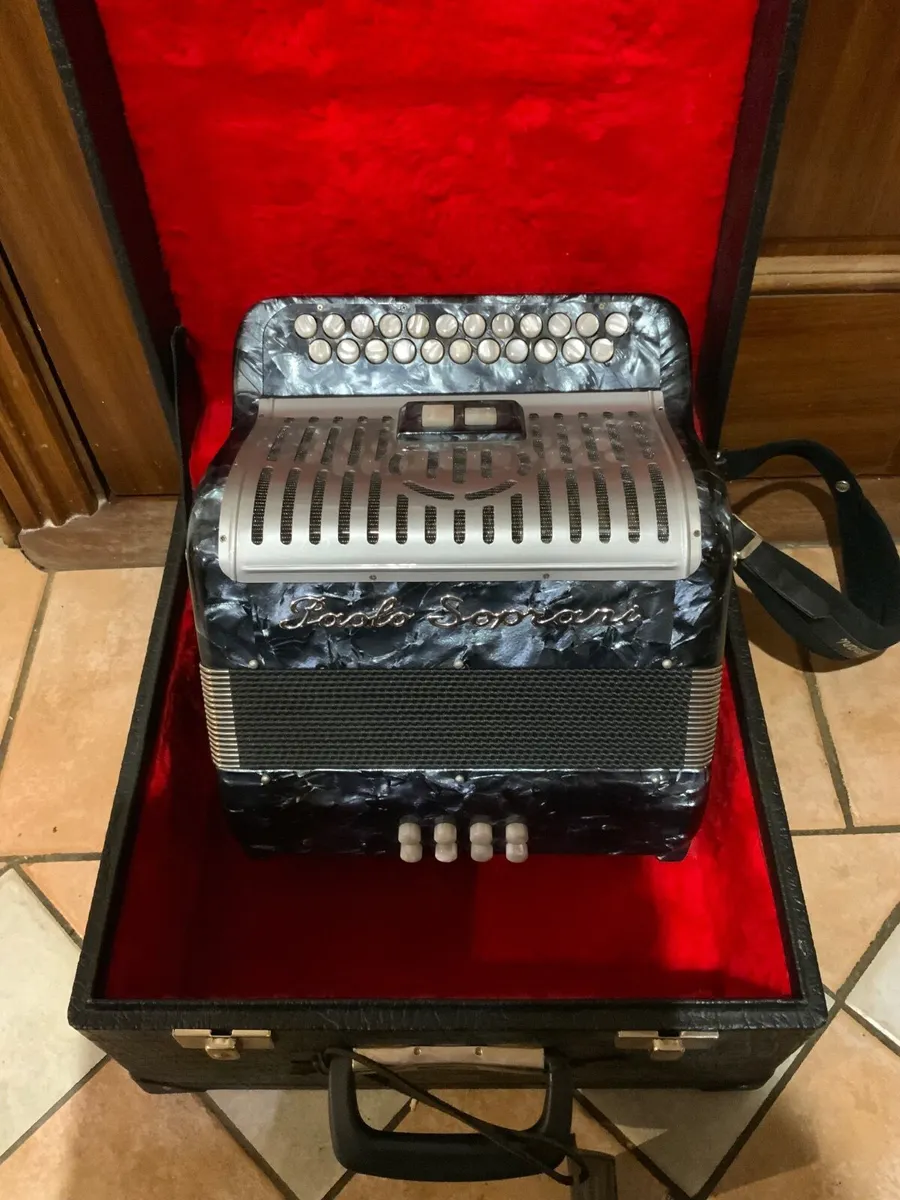 Paolo Soprani button accordion - Jubilee IV grey - Image 4