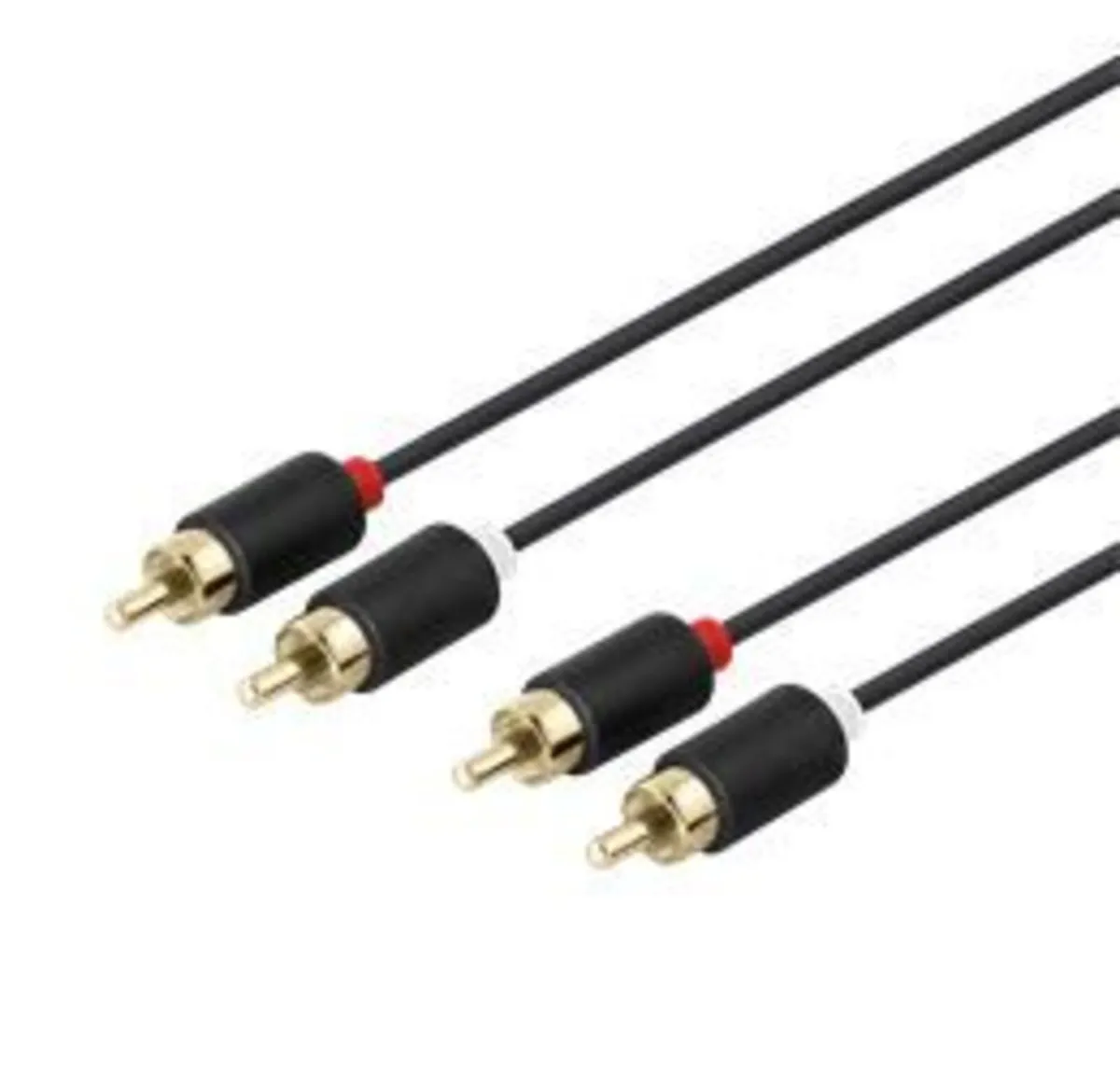 2 RCA - 2 RCA Audio Cable Gold Plated - Image 2