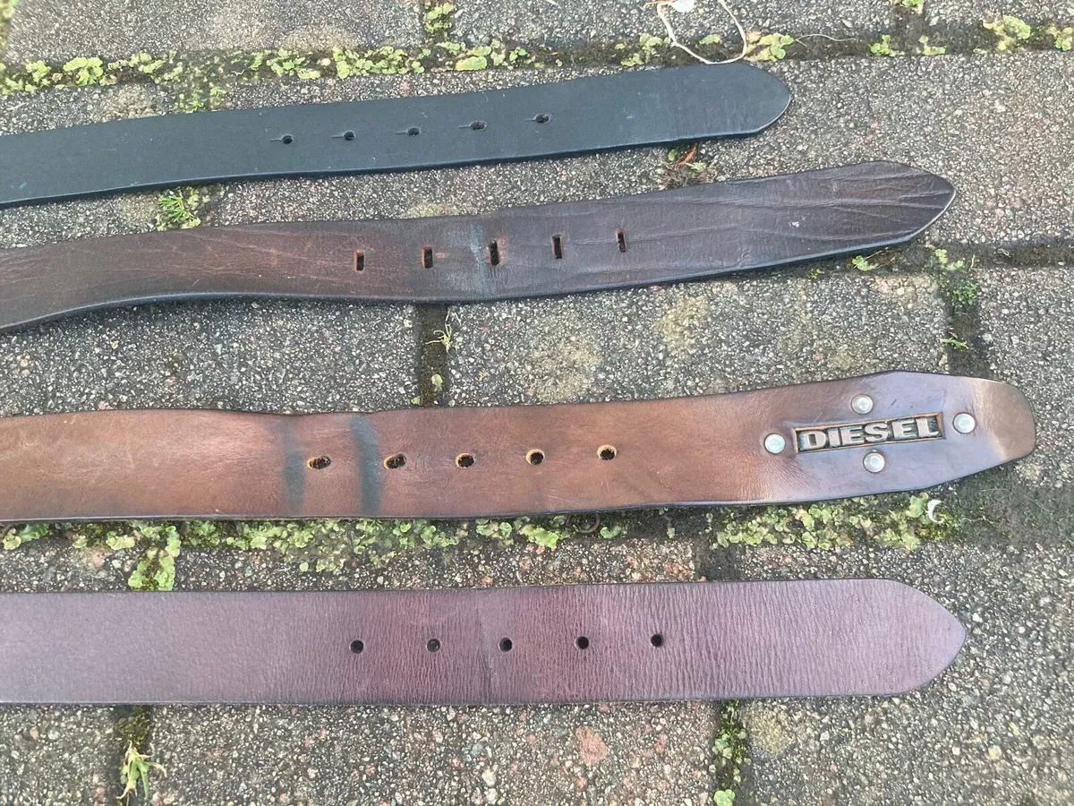 Collection men’s leather belts free postage - Image 2