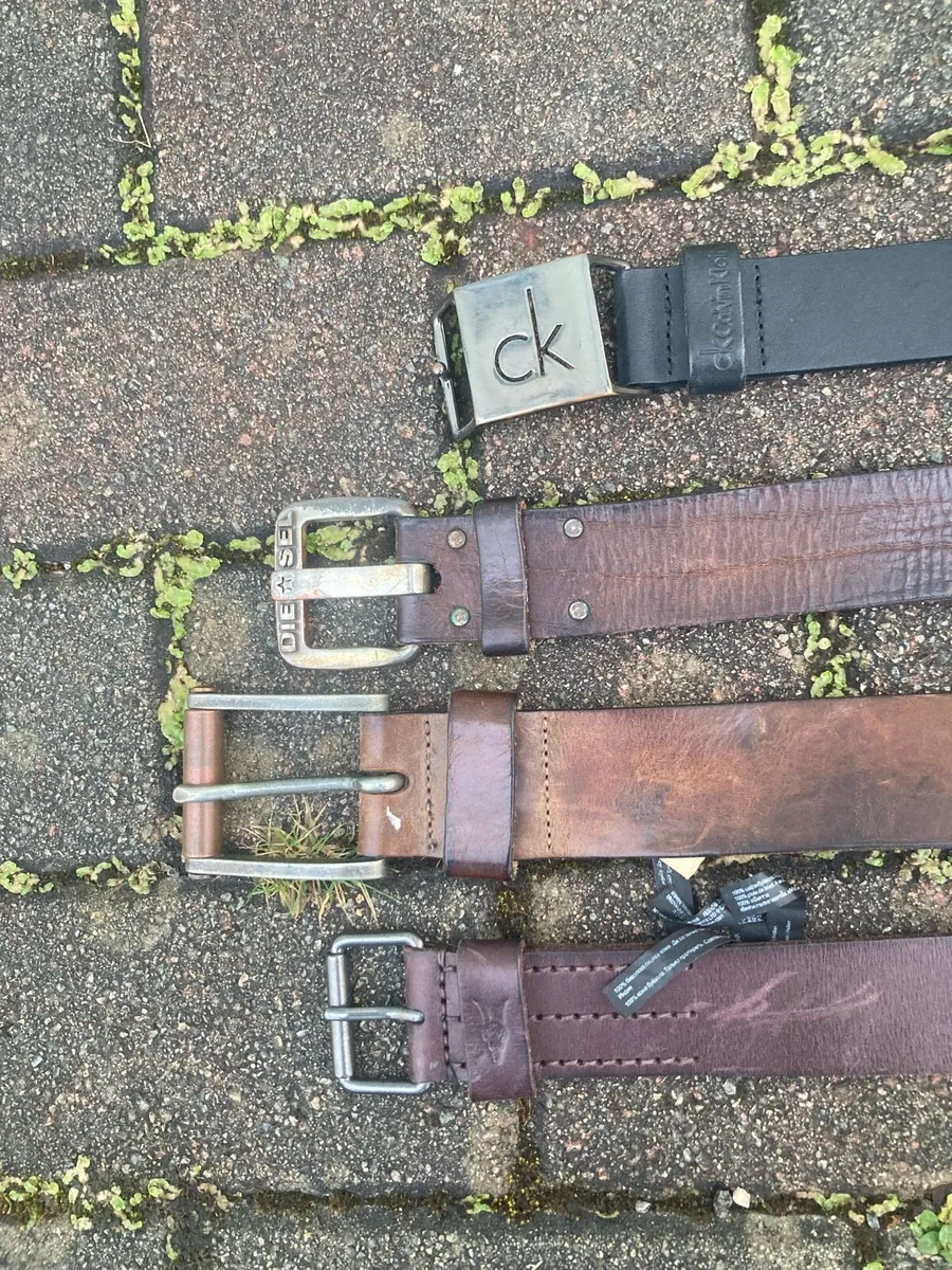 Collection men’s leather belts free postage - Image 3