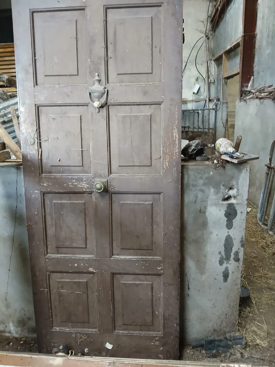 Teak door
