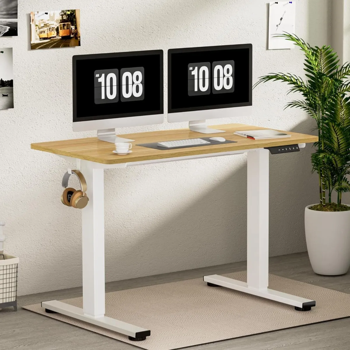 E1 Plus 140 x 80cm Electric Height Adjustable - Image 2