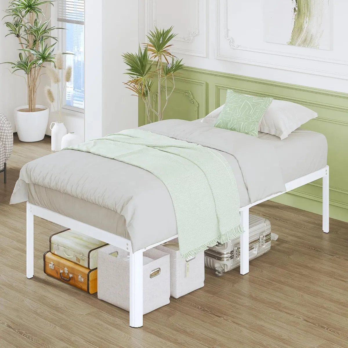 46 cm High Small Single Bed Frame 80cm x 190cm - Image 3