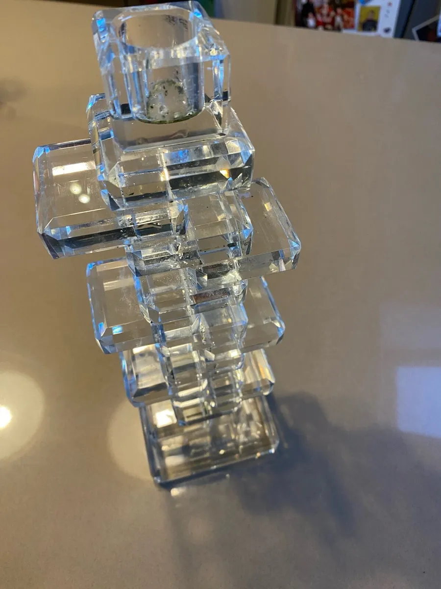 Galway Crystal Candle Holder - Image 2