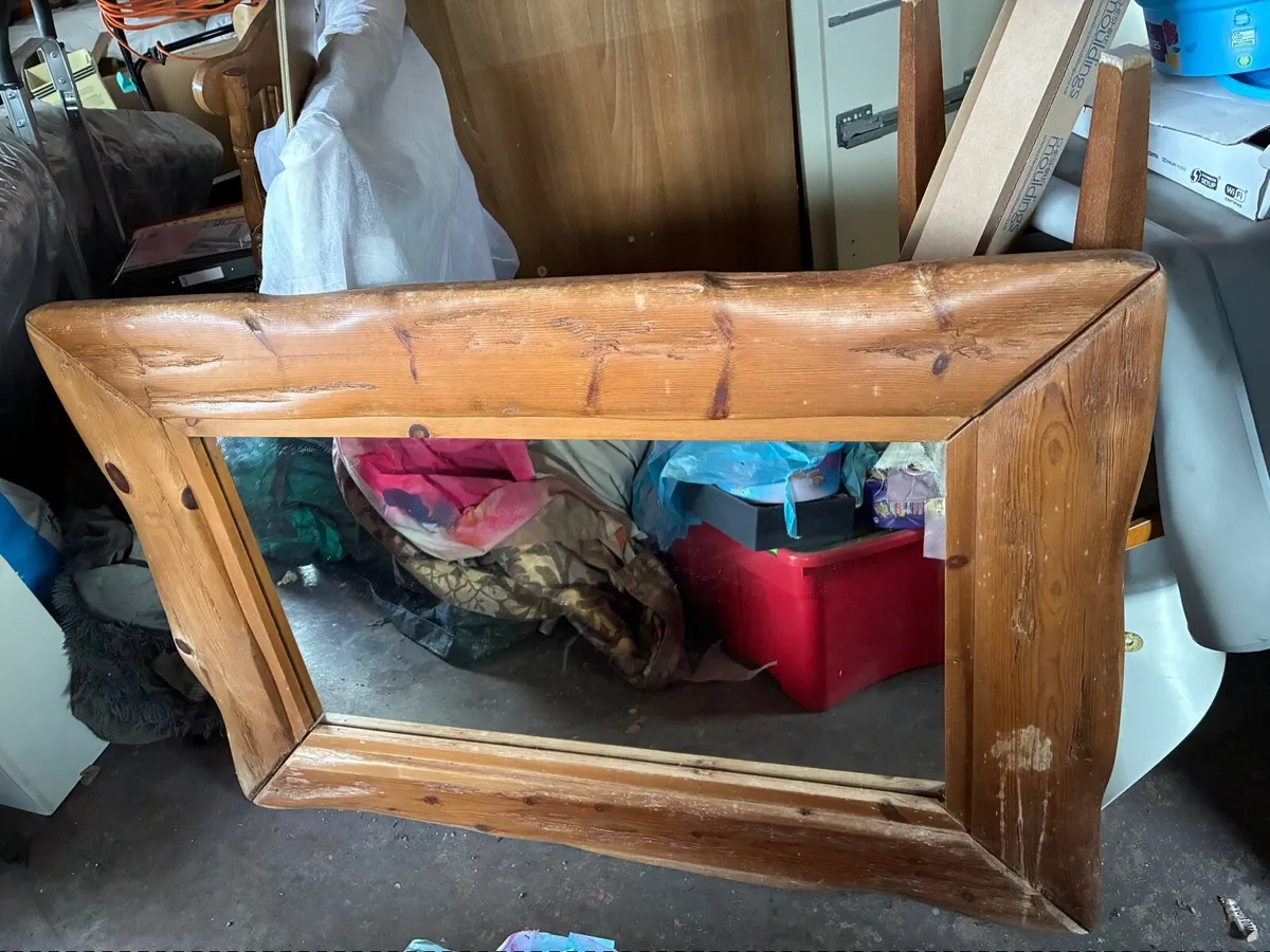 Rustic large mirror - Image 1