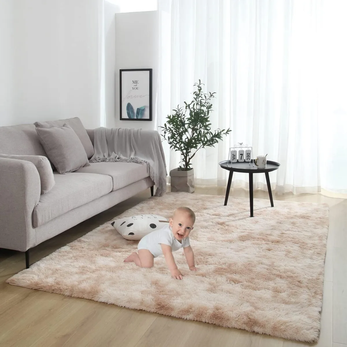 Rugs Living Room 200x300cm Fluffy Area for - Image 1