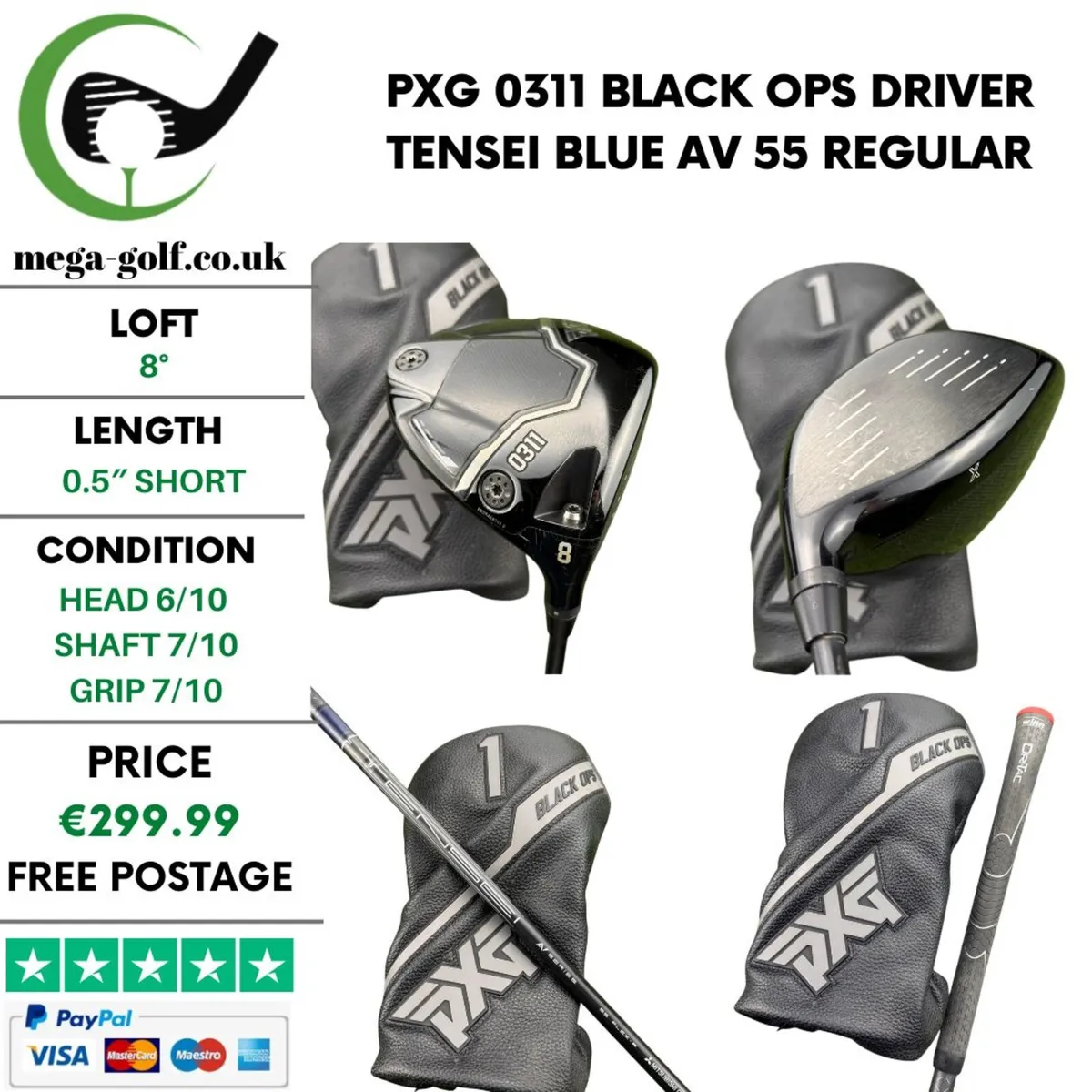 PXG 0311 Black Ops Driver / 8° / Regular - Image 1