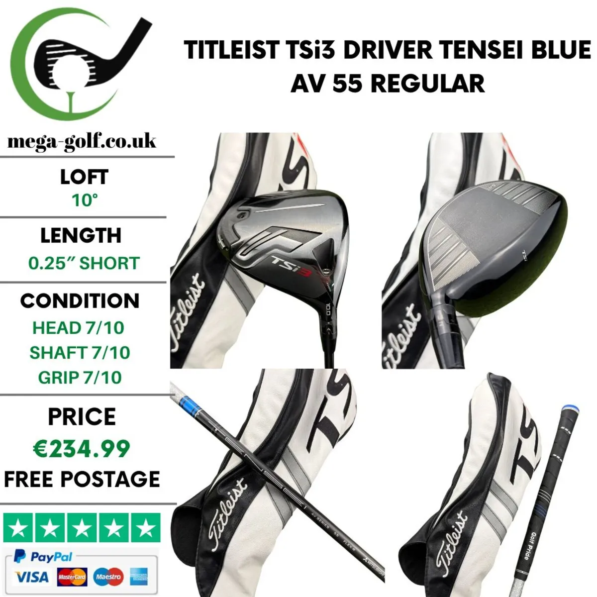 Titleist TSi3 Driver / 10° / Regular - Image 1