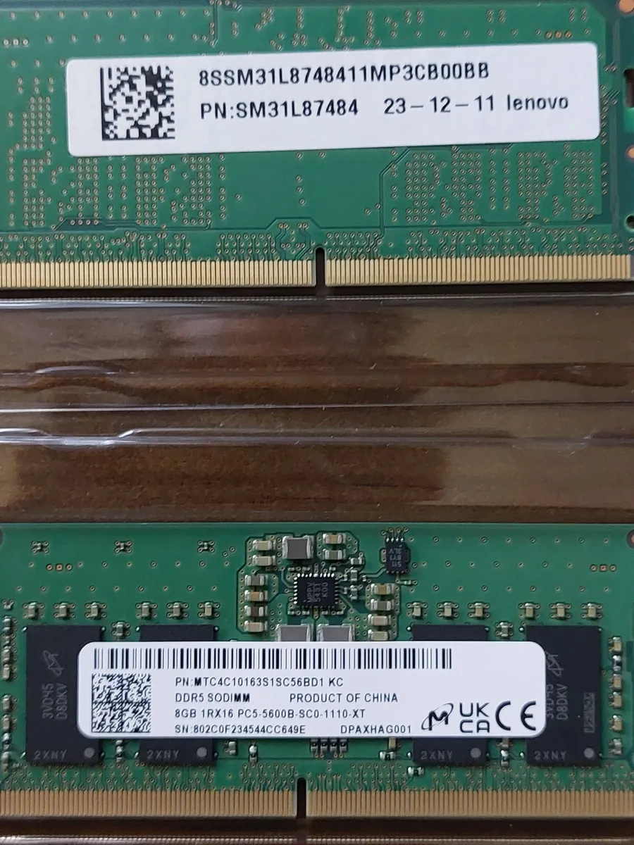 Ram 16gb 5600mhz laptop - Image 1