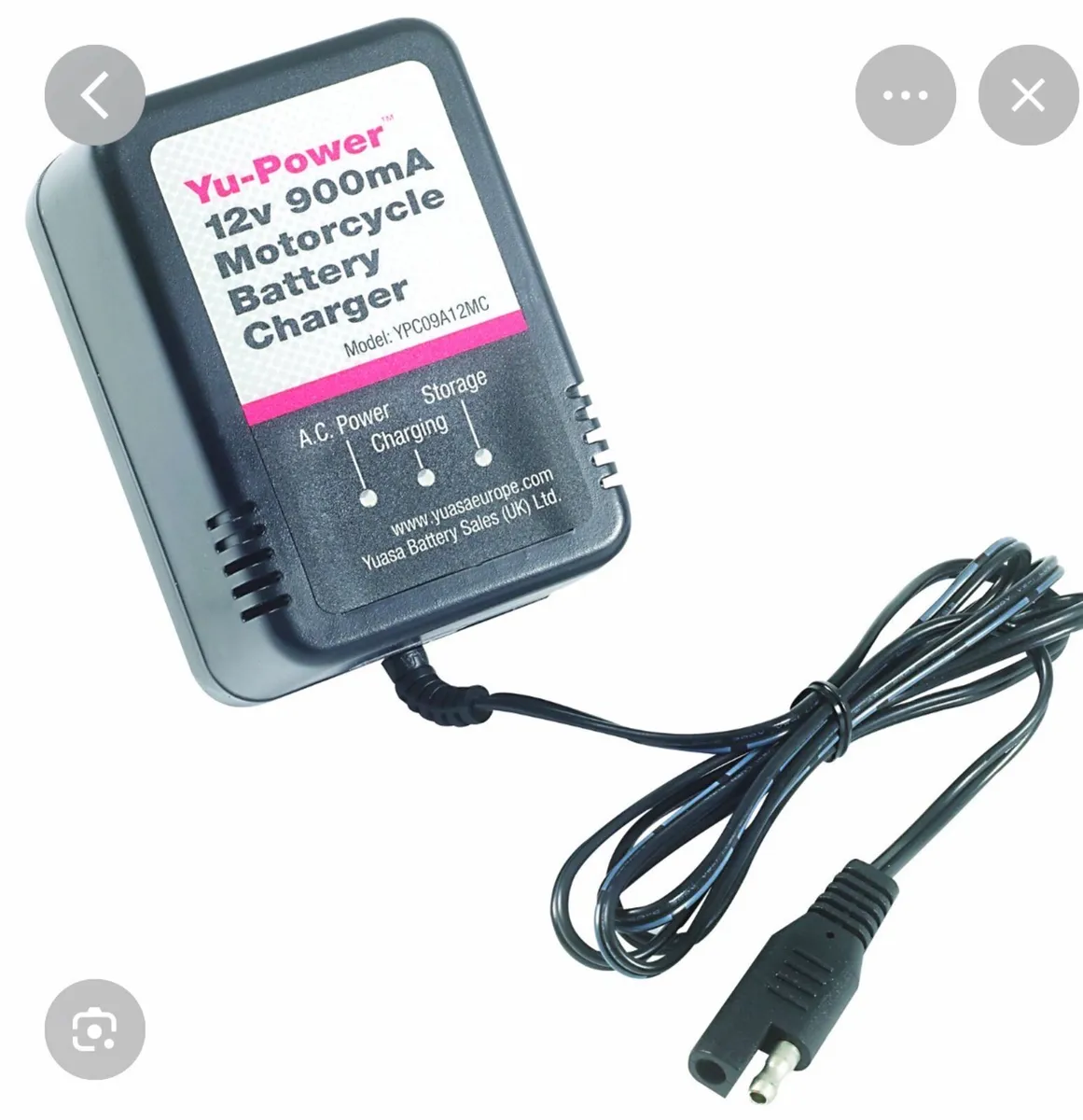 Motorcycle Battery Chargers - Image 1