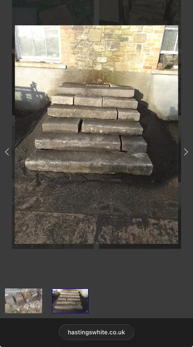 Bangor slates chimney pots floor ridge roof tiles - Image 1