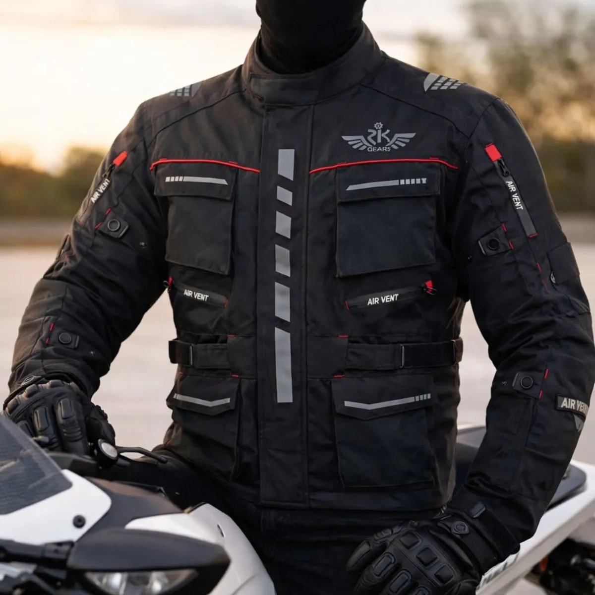 Waterproof Motorbike Armored Jacket - Image 3