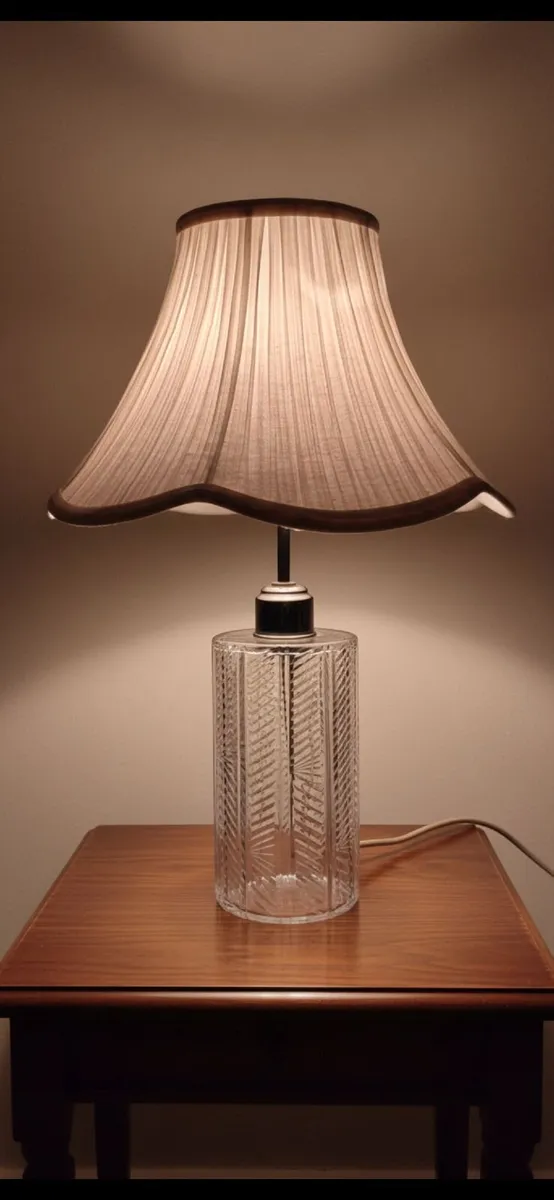 Waterford crystal lamp