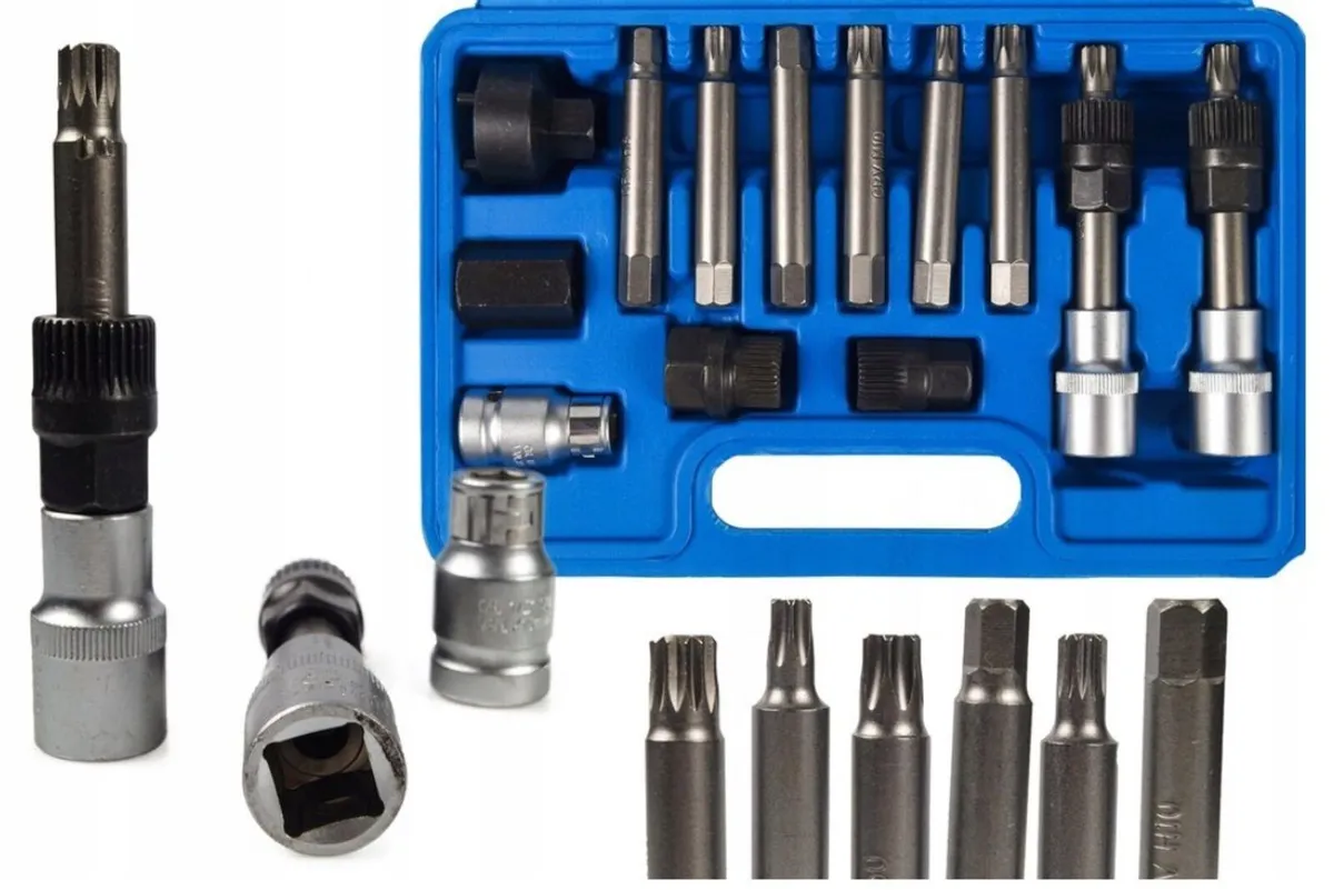 13Pc Alternator Freewheel Pulley Removal Kit - Image 2