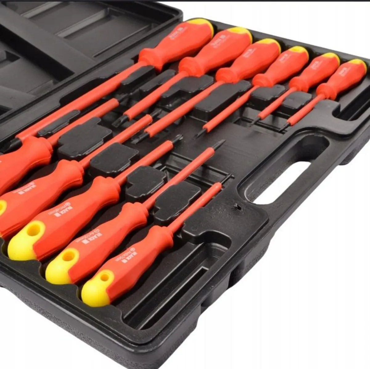 11pcs Insulated Soft-Grip Screwdriver set + case - Image 2