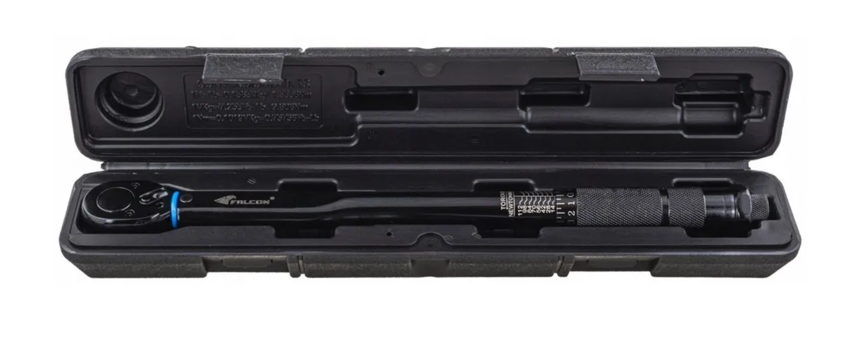 Torque Wrench 3/8" 7-112 Nm 370 mm Torque Wrench w - Image 2