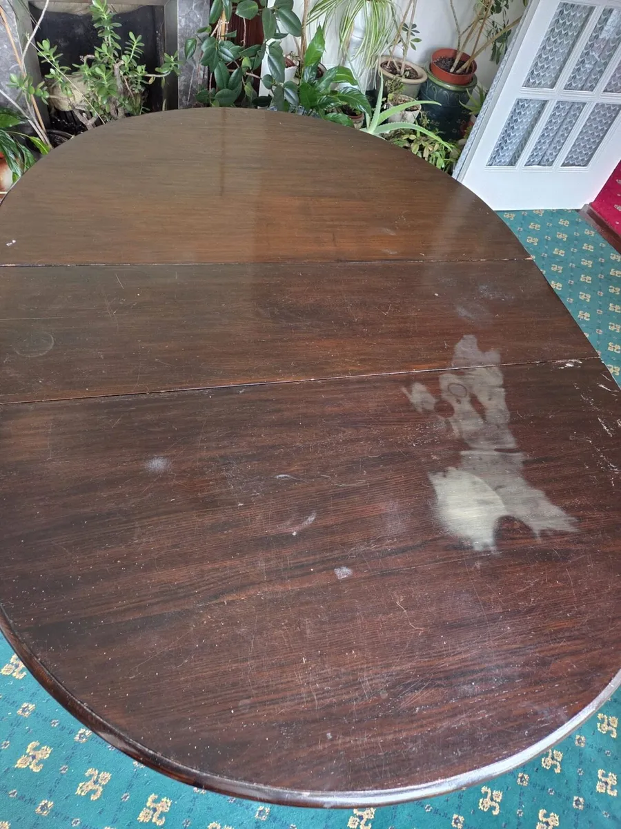 Antique drop leaf table - Image 1