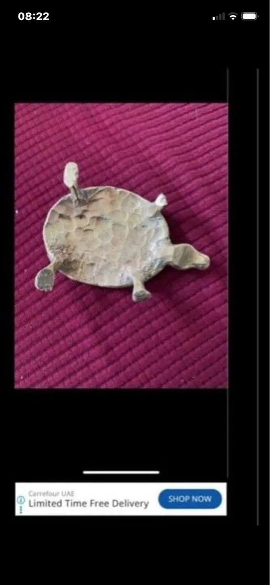 Brass Turtle Paperweight - Image 3