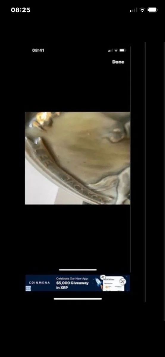 Vintage US Civil War Ceramic Decanter Lamp - Image 3