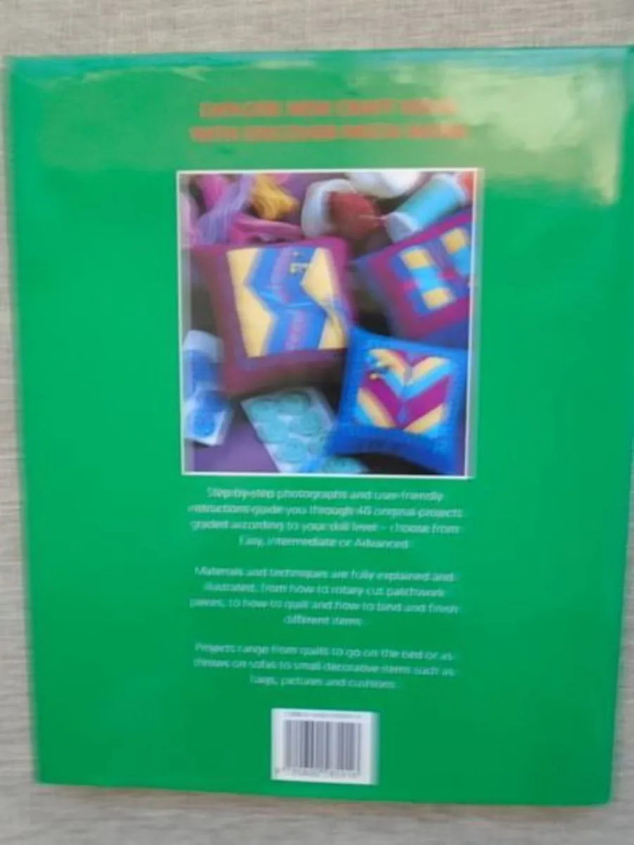 Patchwork book, Hardback book, Crafts - Image 2