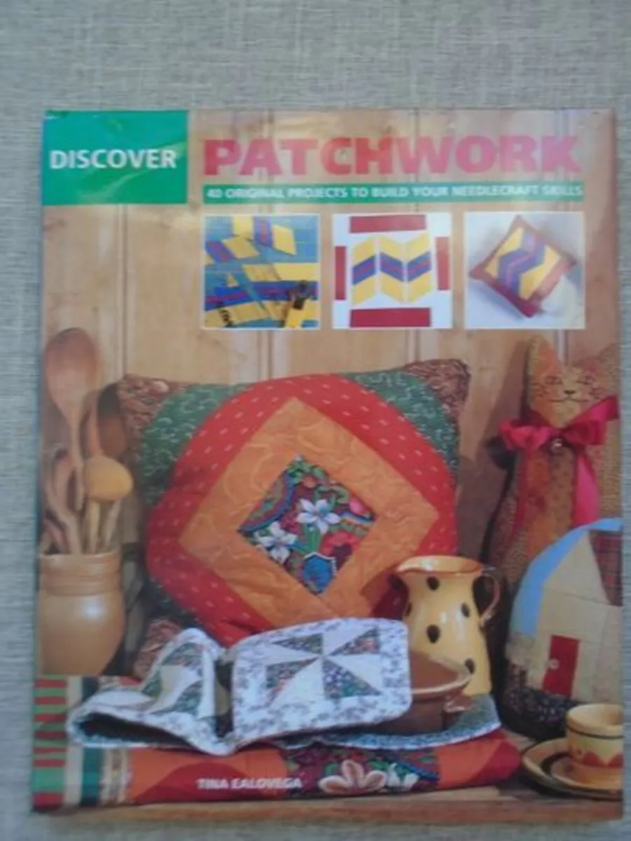 Patchwork book, Hardback book, Crafts - Image 1