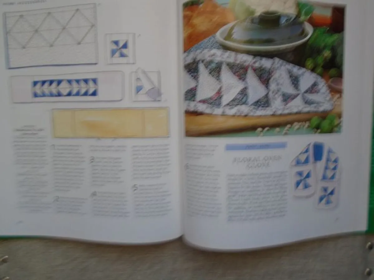 Patchwork book, Hardback book, Crafts - Image 4