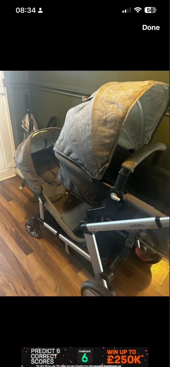 Mothercare Genie Twin Buggy - Image 1