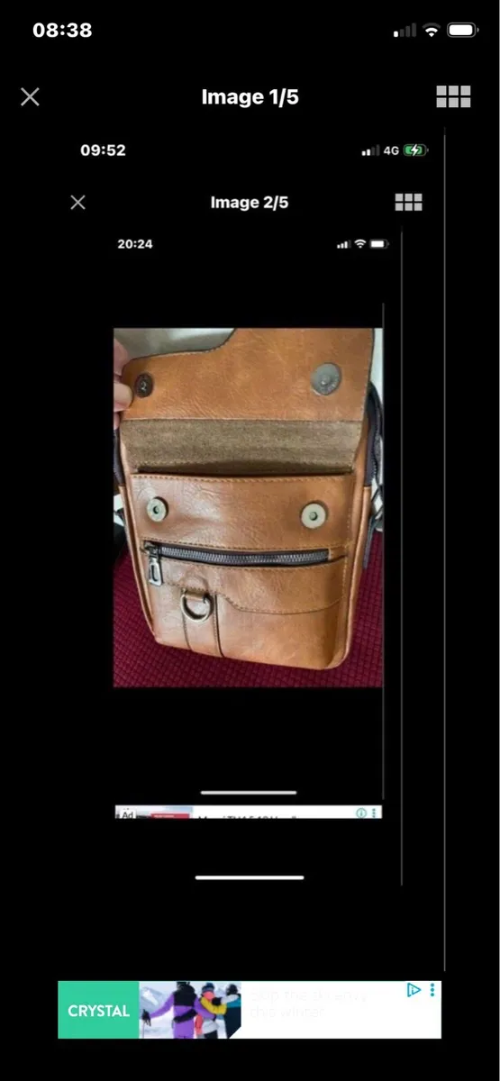 NEW -Leather Shoulder Bag - Image 1