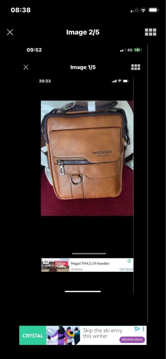 NEW -Leather Shoulder Bag - Image 2