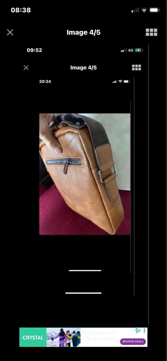 NEW -Leather Shoulder Bag - Image 4