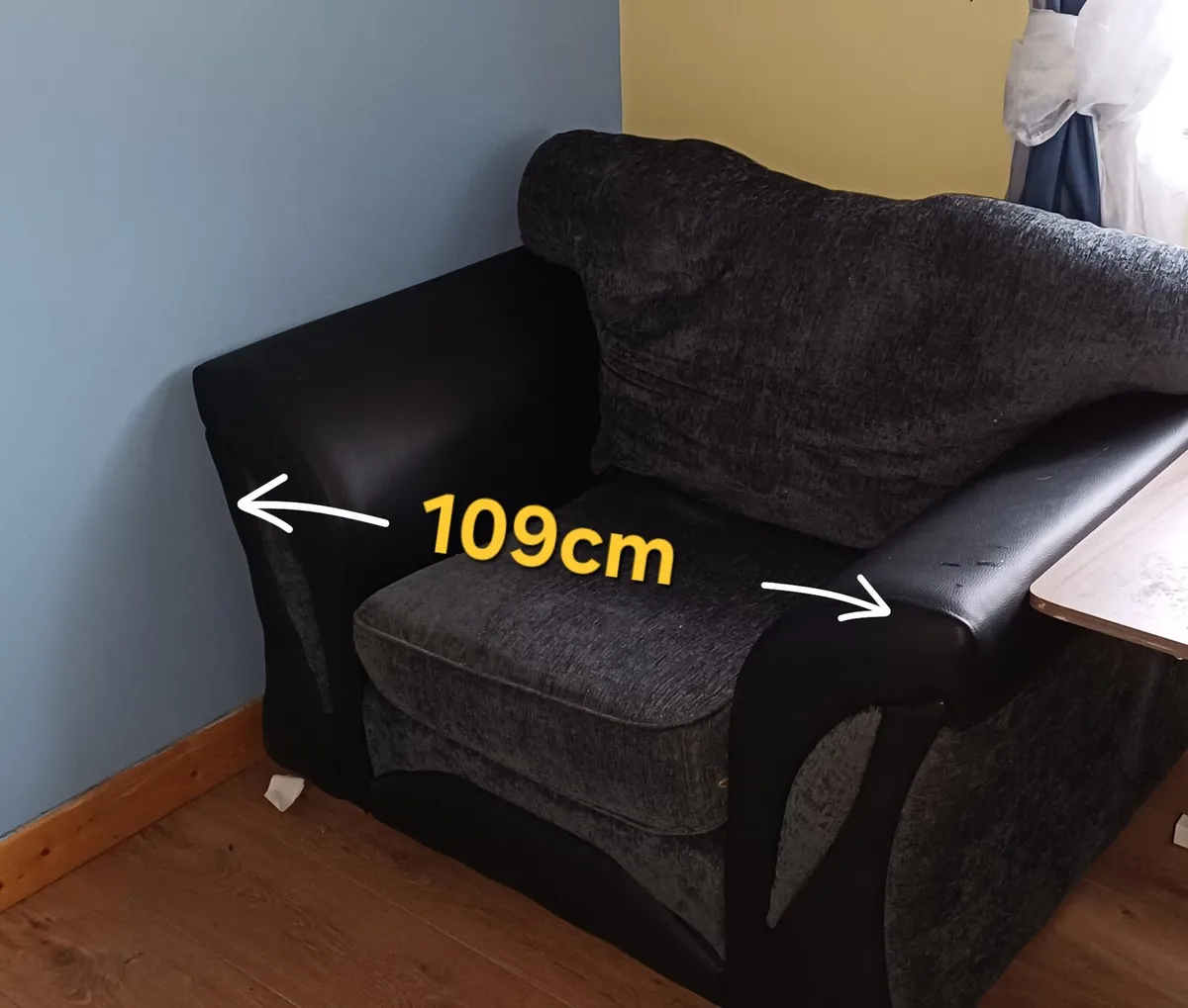 Corner sofa with arm chair - Image 3