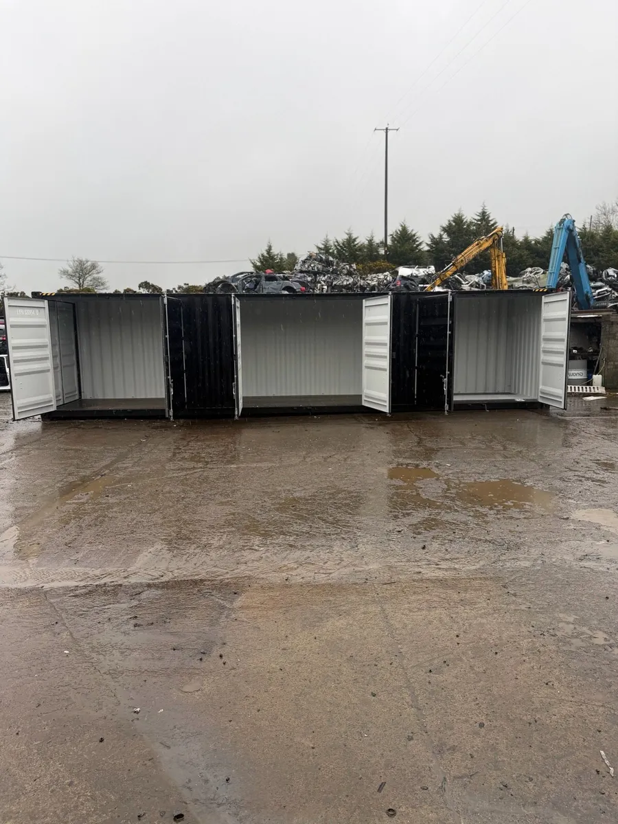 40ft HC Shipping Container 3 Side opening doors - Image 1