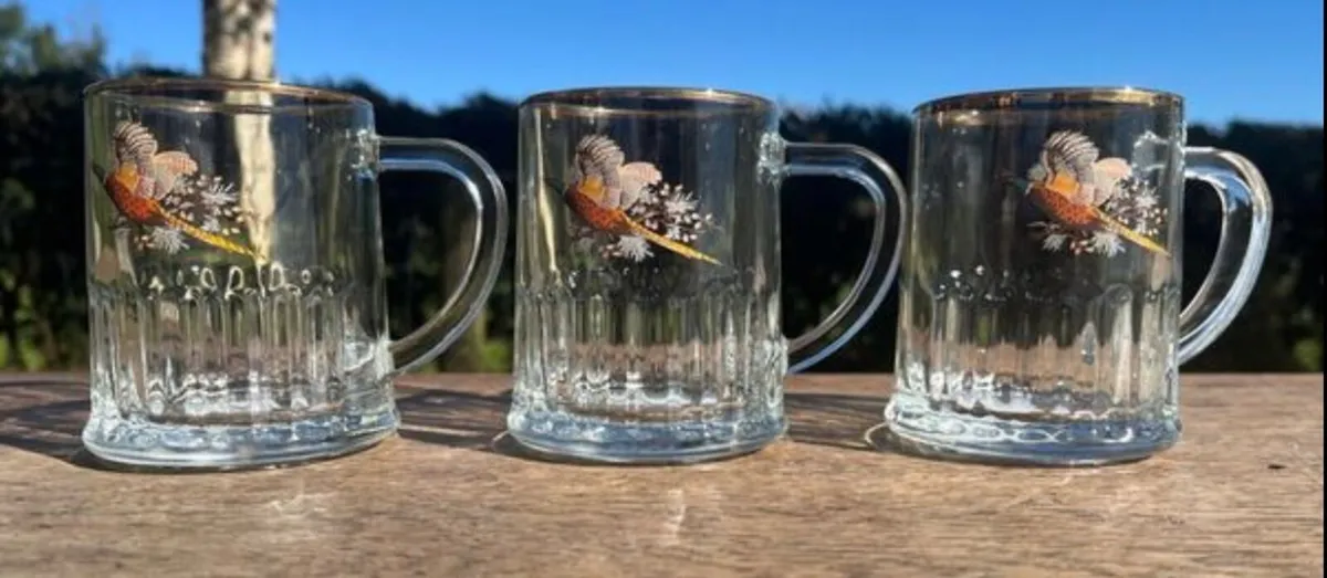 Three vintage 1970s  Half Pint Tankards - Image 1