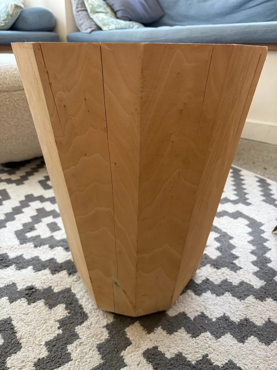 Oak Stool / Side Table - Image 2