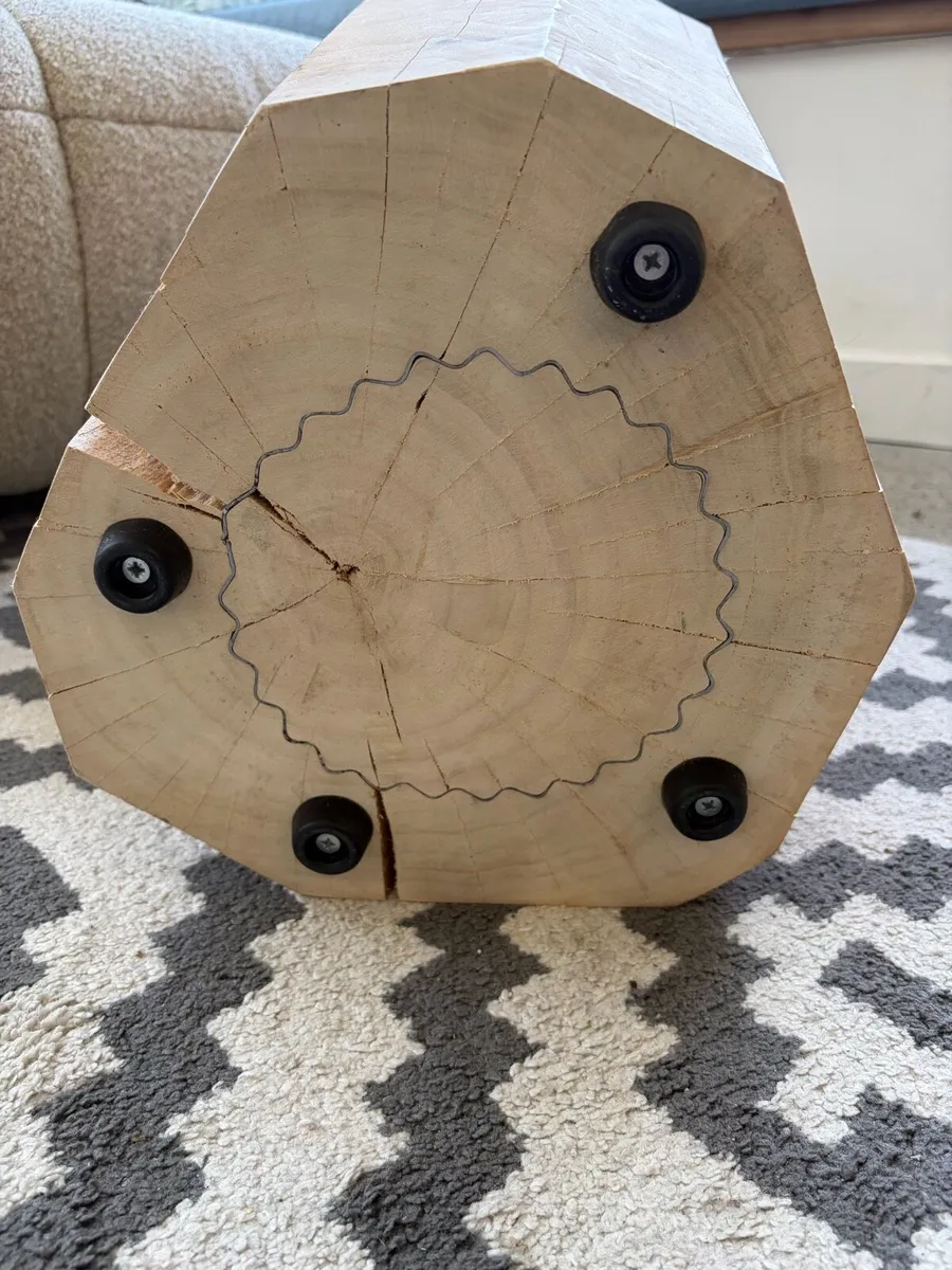 Oak Stool / Side Table - Image 3