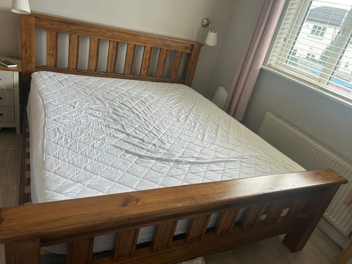 Super king mattress and bed