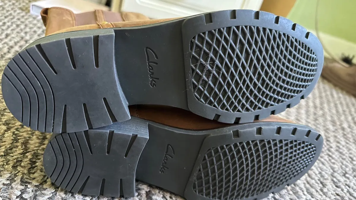 Clark’s brown boots - Image 2