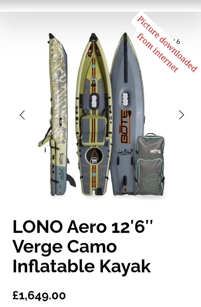 Inflatable kayak - Image 1