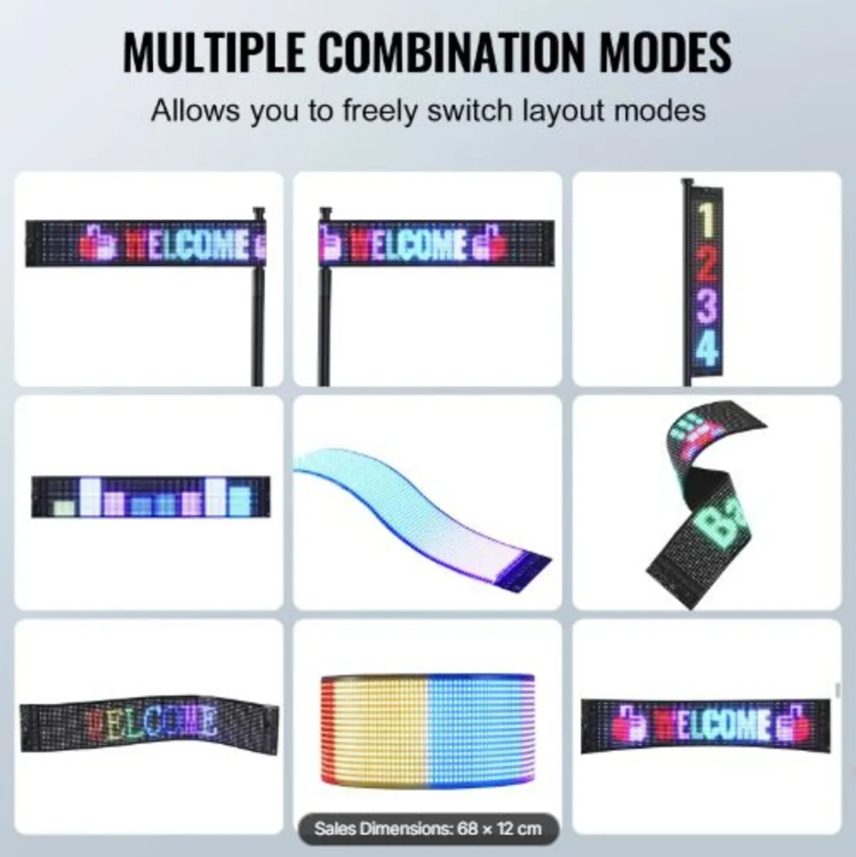 Programmable LED Sign,P6 Full Color LED Scrolling - Image 4