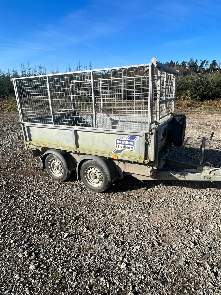8x5 iforwilliams tipping trailer with mesh - Image 1