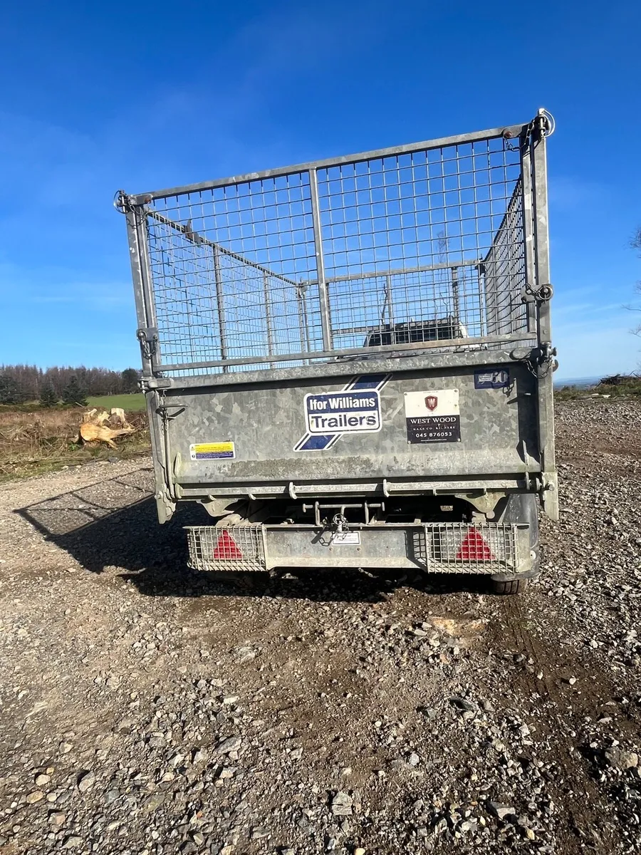 8x5 iforwilliams tipping trailer with mesh - Image 4