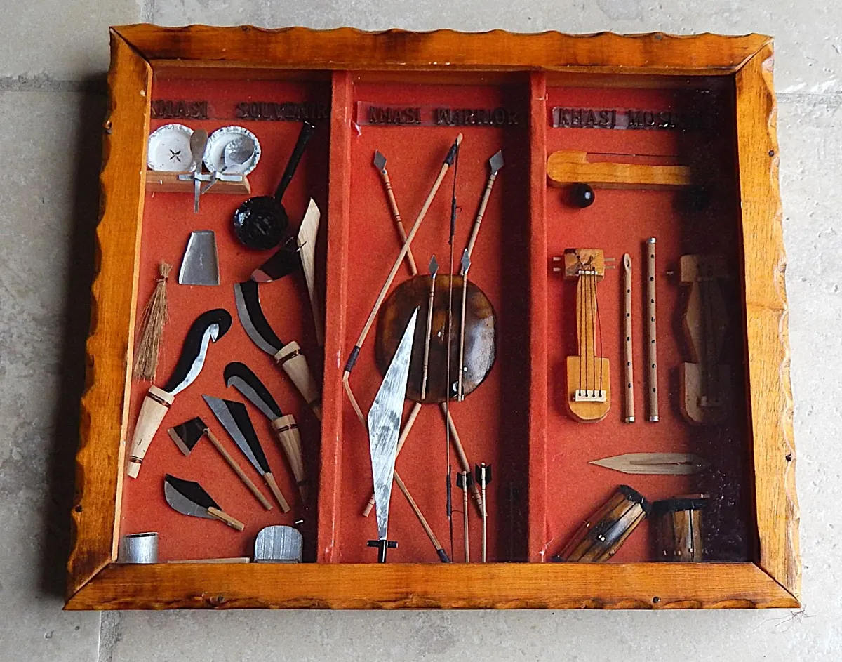 Diorama of Items Used by the Khasi People - Image 1