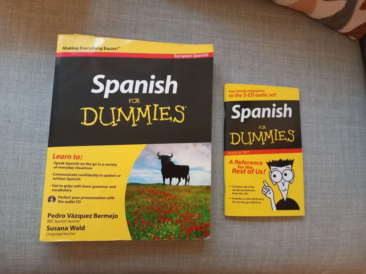 Spanish for Dummies books & CD - Image 1