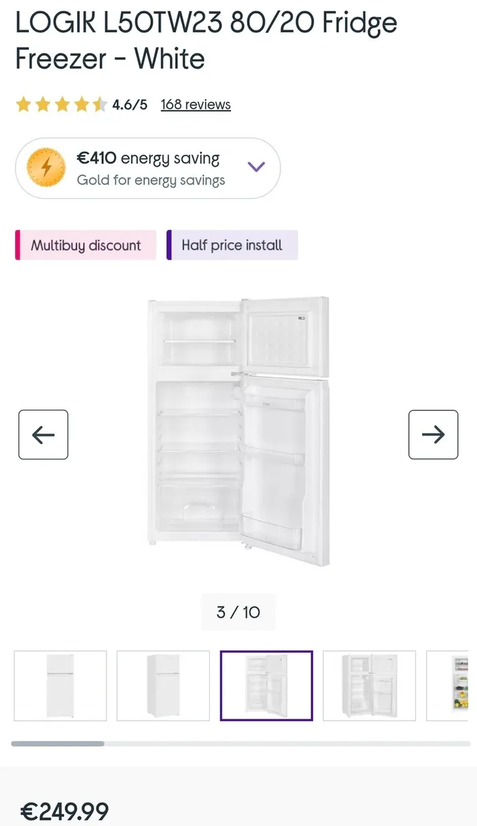 Logik Fridge freezer - Image 4