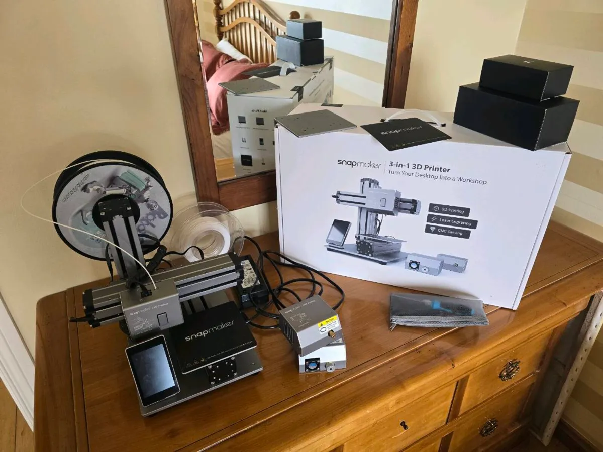 Snapmaker 3-in1 3d printer, laser etch, CNC - Image 3