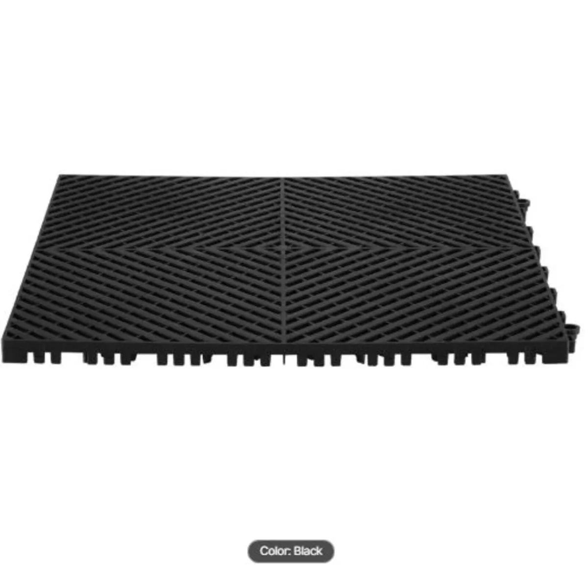 Interlocking Drainage Mat, 15.7” x 15.7” Modular - Image 4