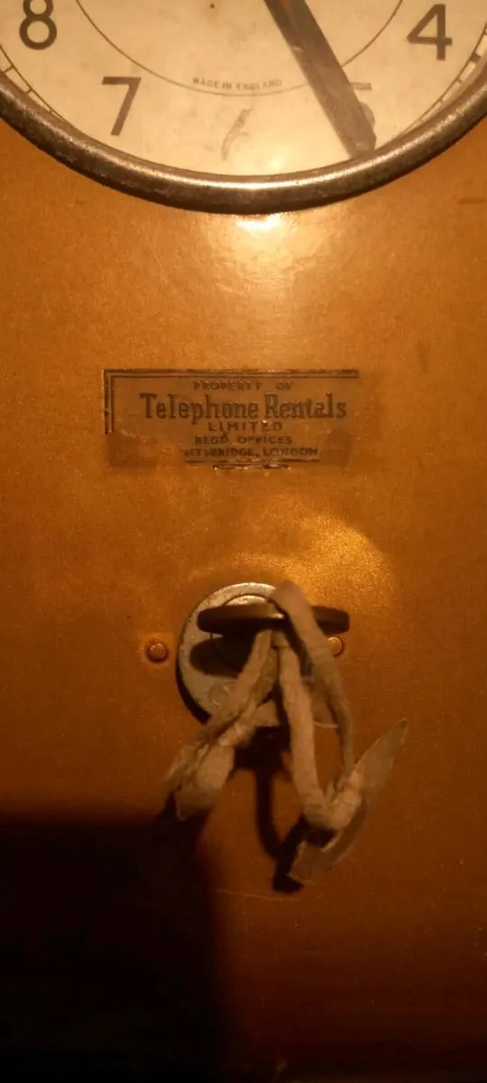 Antique HEAVY Industrial card clock-in Machine - Image 3